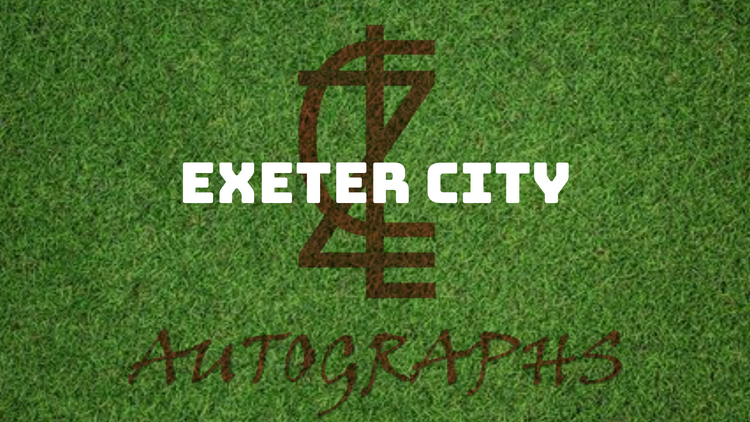 ZCL Autographs Football - Exeter City