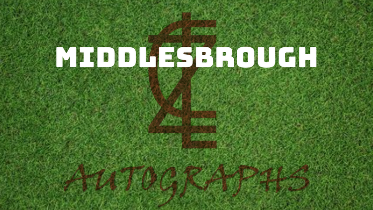ZCL Autographs Football - Middlesbrough-ZCL Autographs