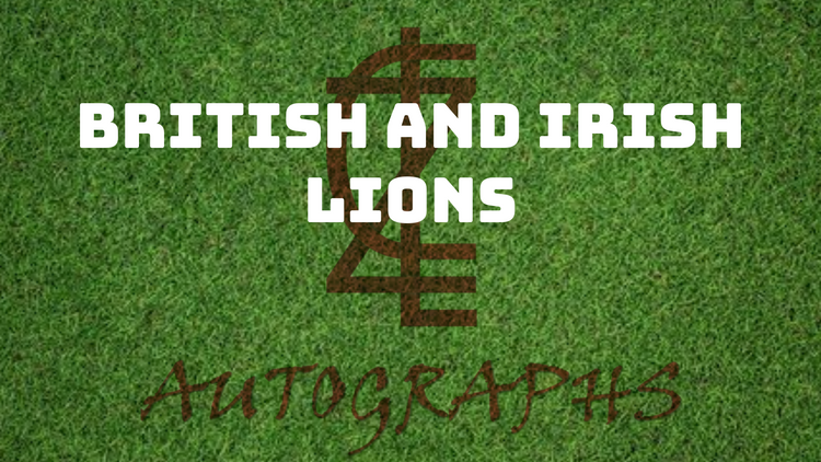 ZCL Autographs Rugby - British and Irish Lions-ZCL Autographs