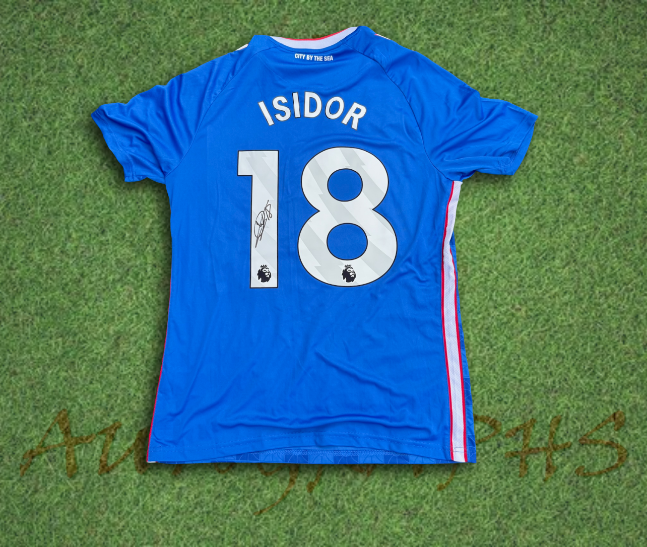 Wilson Isidor Sunderland AFC 2025/26 Signed Away Shirt-ZCL Autographs-ZCL Autographs