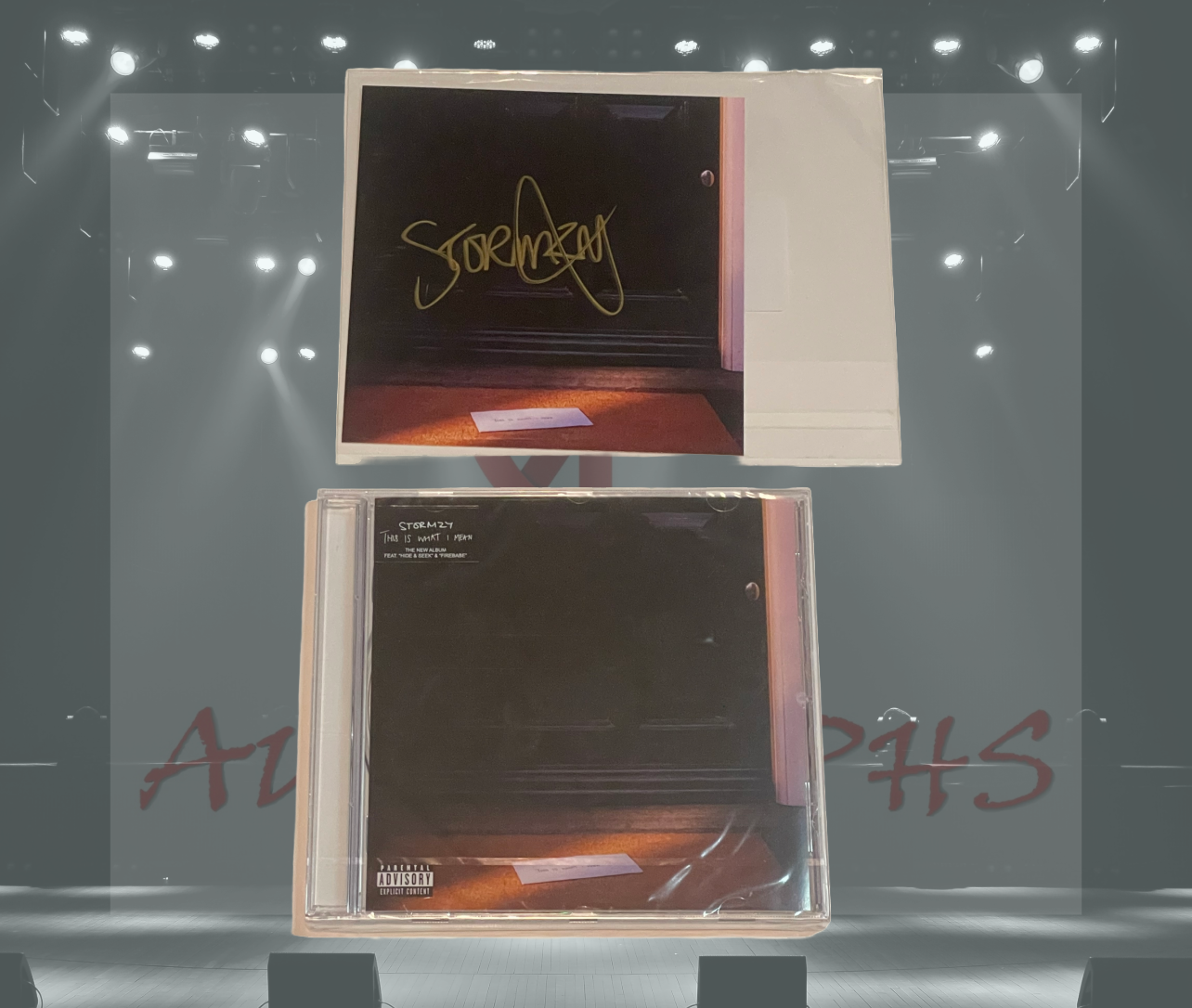 Stormzy Signed This is what I mean CD album and signed art card