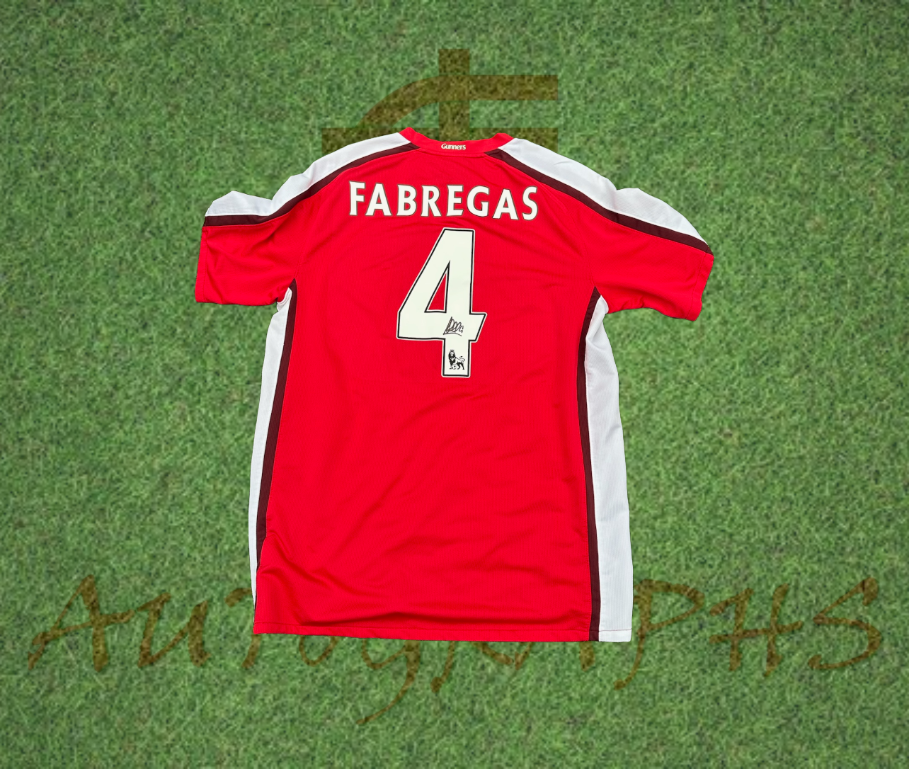 Cesc Fabregas signed Arsenal football shirt
