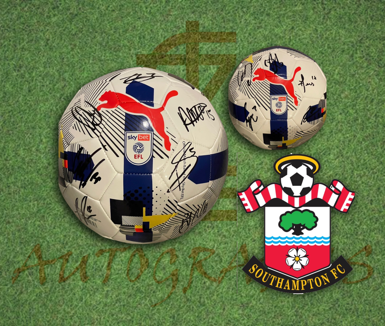 Southampton FC Signed Replica EFL Football 2025/26