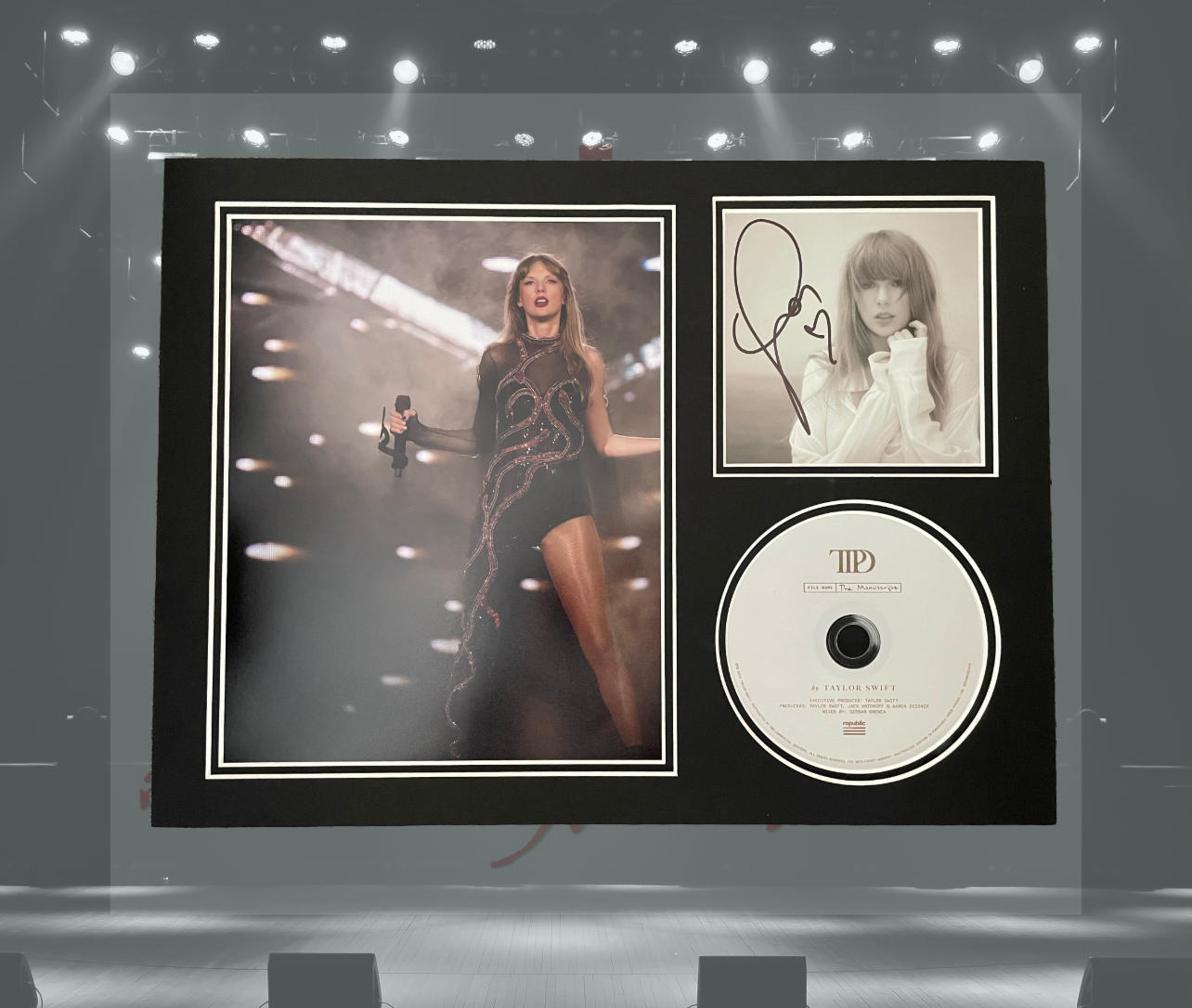 Taylor Swift Signed Mounted Display Presentation