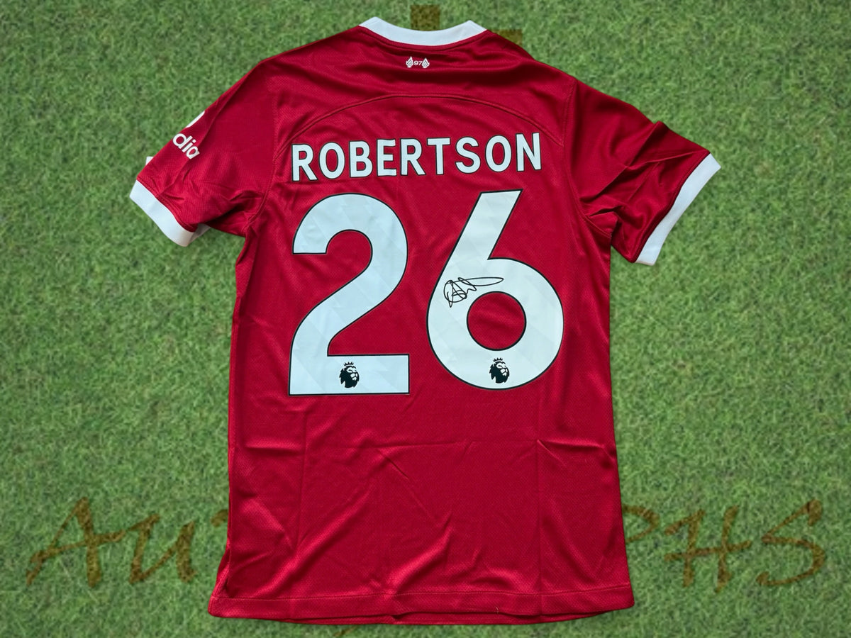 Andy Robertson Signed Liverpool Football Club 2023/24 Shirt