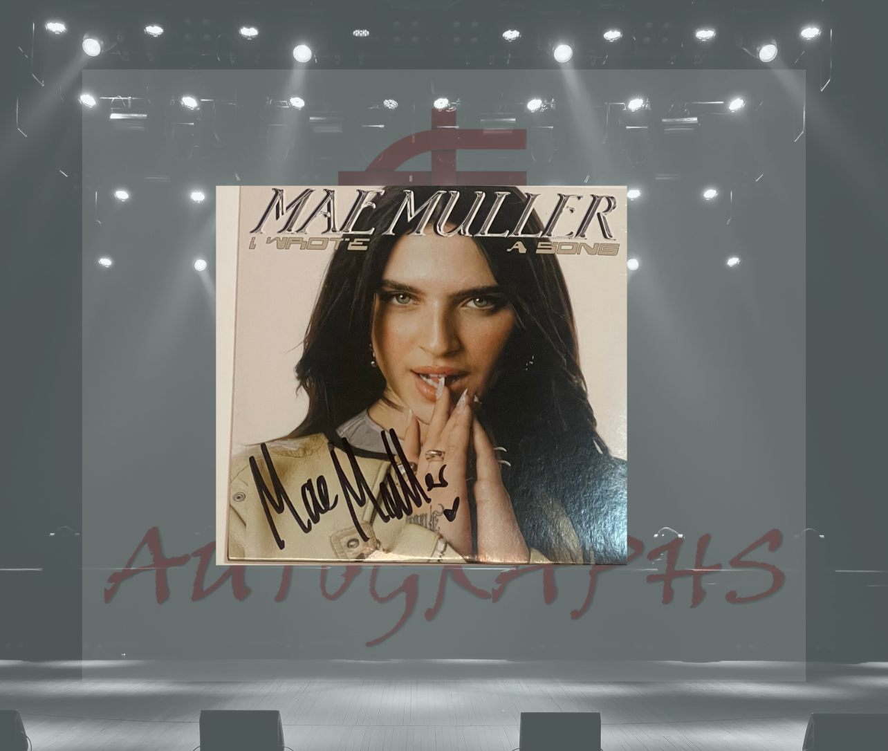 Mae Muller Signed I wrote a song CD