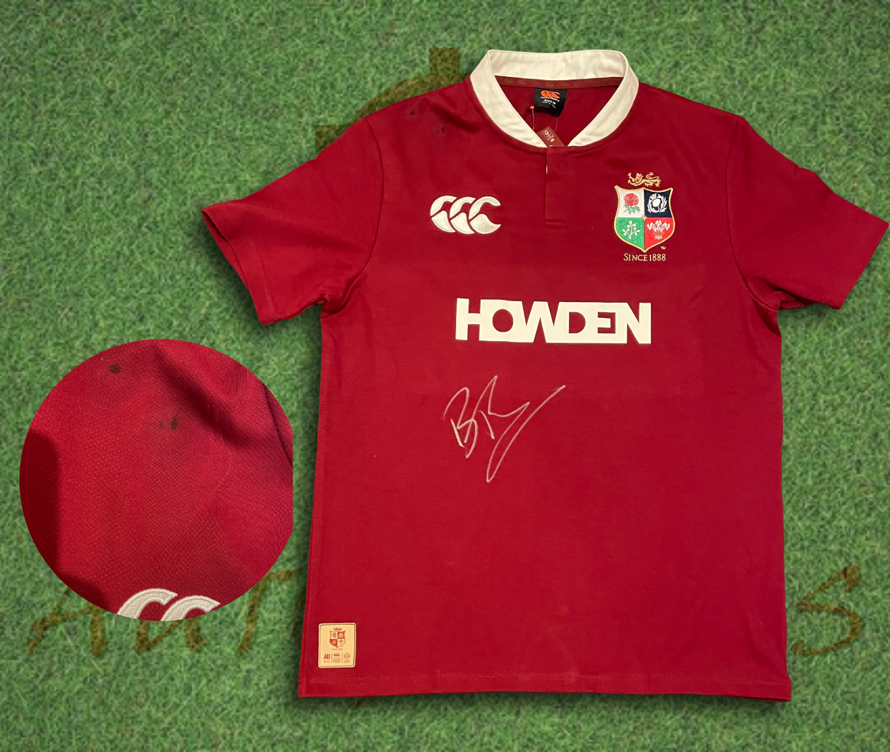 Ben Earl Signed British and Irish Lions Rugby 2025 Home Shirt Seconds