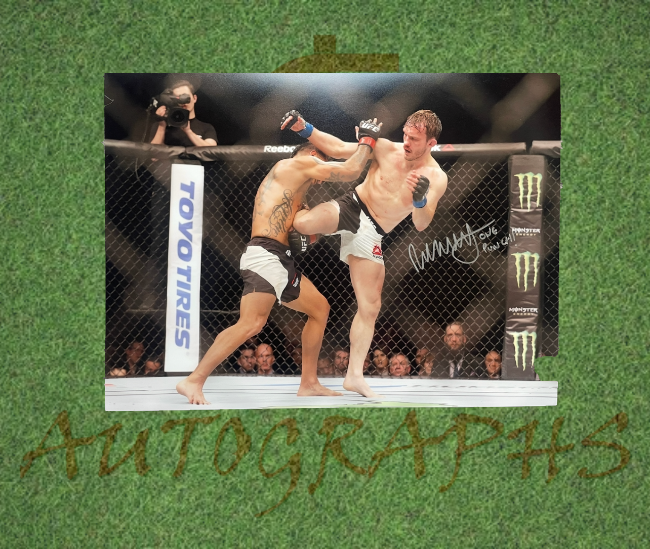 Brad One Punch Pickett Signed MMA 16x12 Photo-Signed Photo-ZCL Autographs-ZCL Autographs
