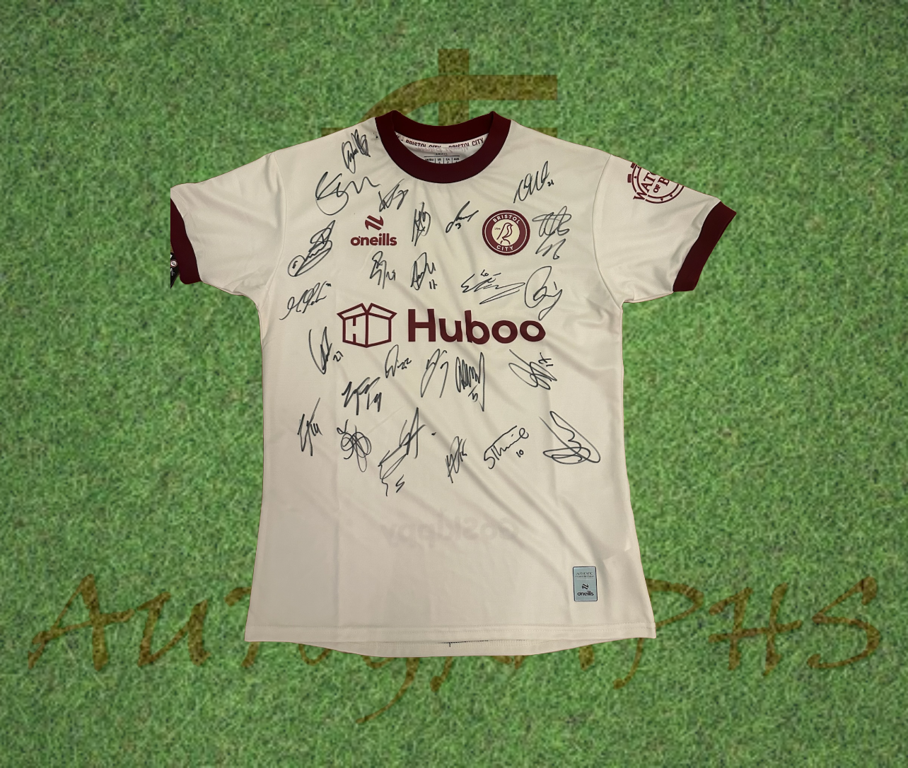 Bristol City squad signed 2024/25 Away Shirt-Signed Shirt-ZCL Autographs-ZCL Autographs