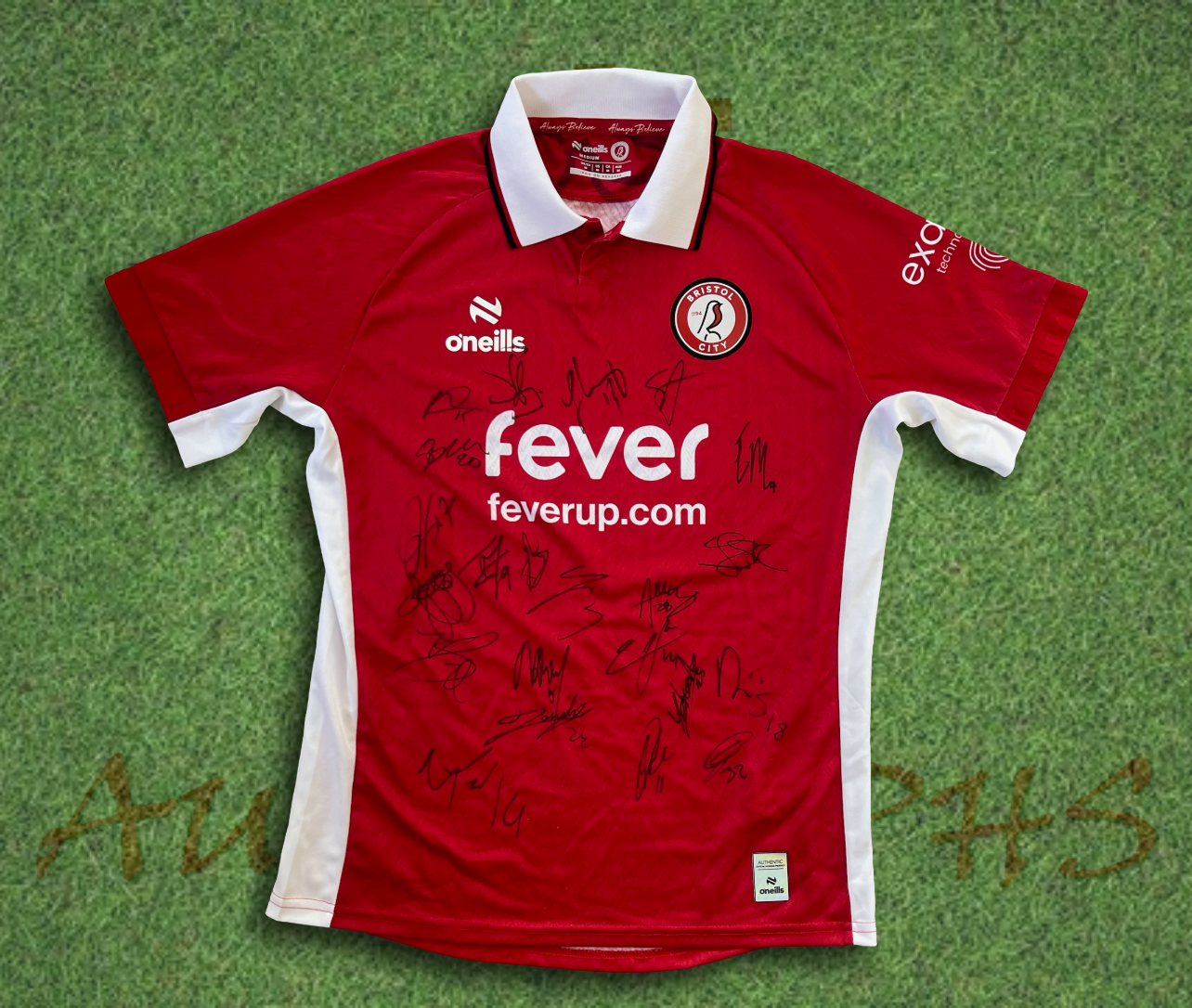 Bristol City squad signed 2025/26 Home Shirt-Signed Shirt-ZCL Autographs
