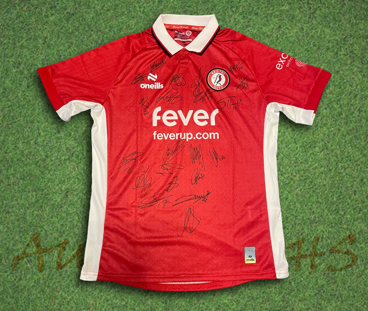 Bristol City squad signed 2025/26 Home Shirt-Signed Shirt-ZCL Autographs