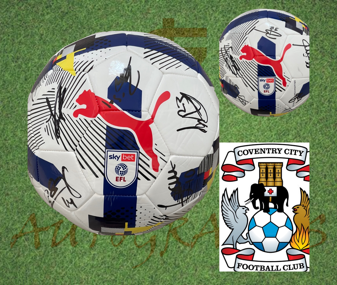 Coventry City Signed Replica EFL Football 2025/26-ZCL Autographs
