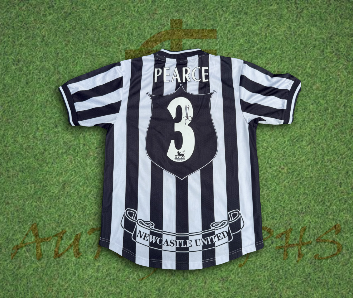 Stuart Pearce Signed Newcastle United 1997/98 Home Shirt