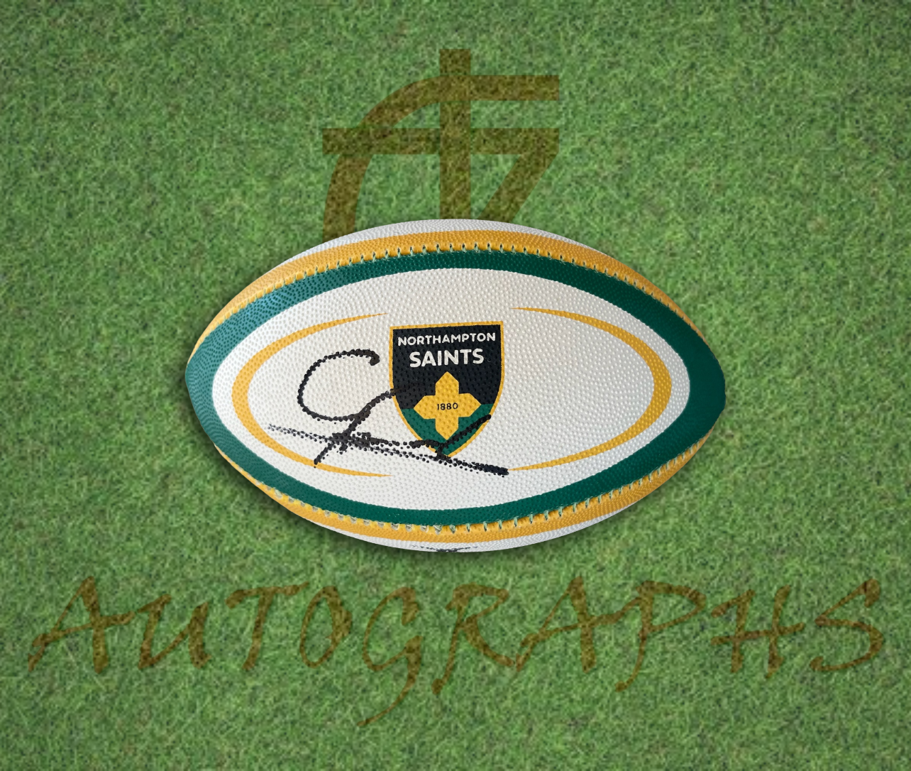 George Furbank Signed Northampton Saints Mini Rugby Ball