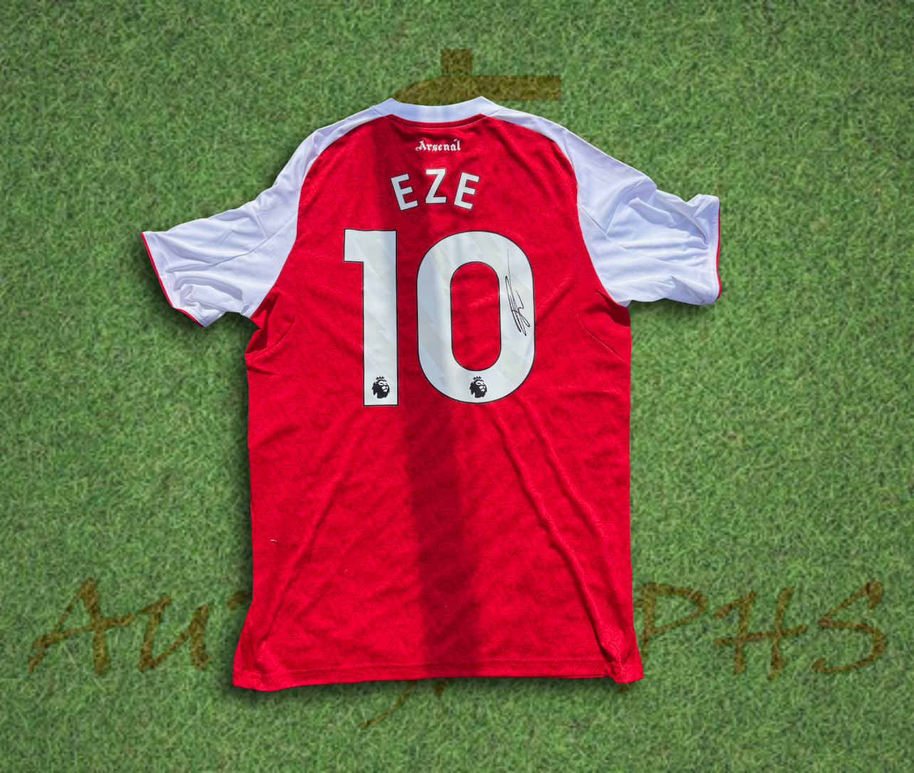 Eberechi Eze Signed Arsenal Football Club 2025/26 Home Shirt L