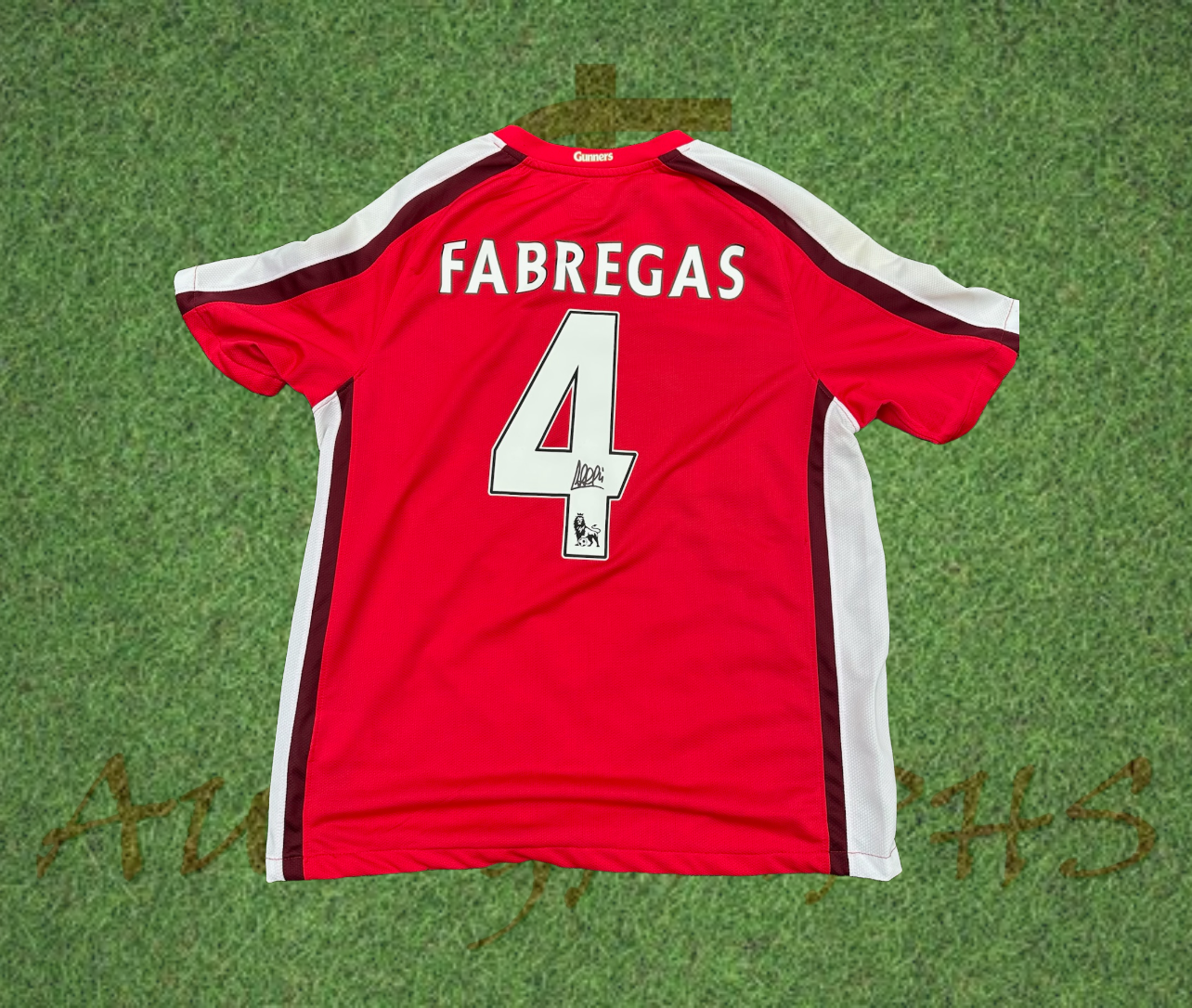Cesc Fabregas signed Arsenal football shirt