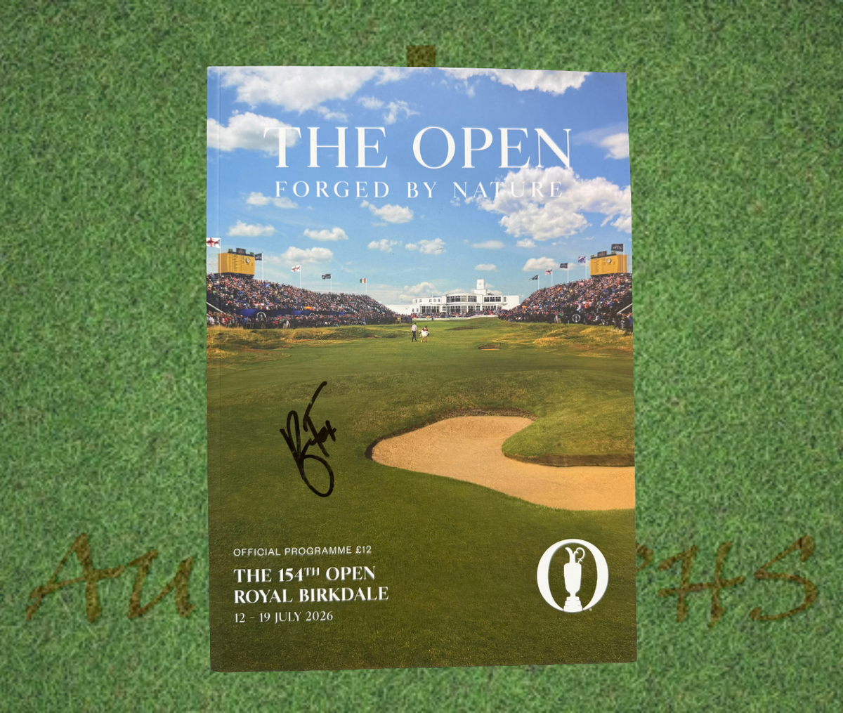 Ryan Fox Signed The Open Golf 2026 Programme