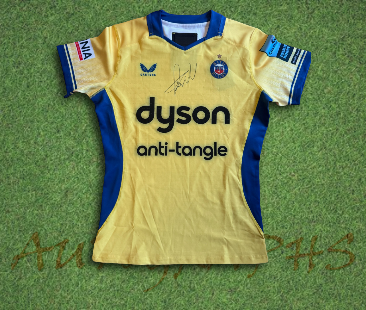 Finn Russell Bath Rugby Signed 2023/24 Away Shirt-Signed Shirt-ZCL Autographs-3-ZCL Autographs