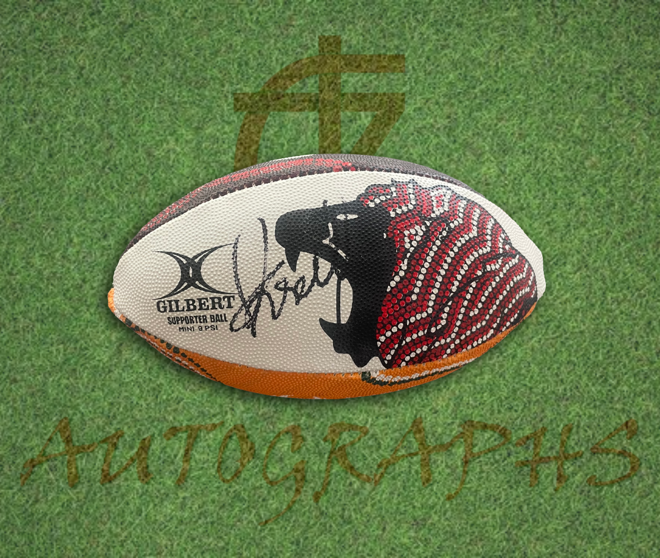 Finn Russell Signed British and Irish Lions Rugby 2025 Mini Ball-Signed Shirt-ZCL Autographs-ZCL Autographs