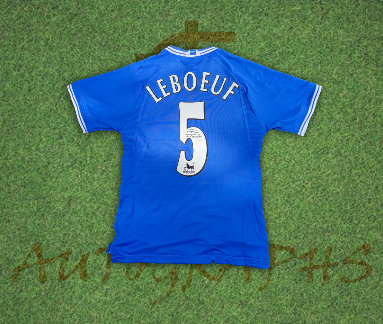 Frank Leboeuf Signed Chelsea Football Club Signed 2000/01 Home Shirt