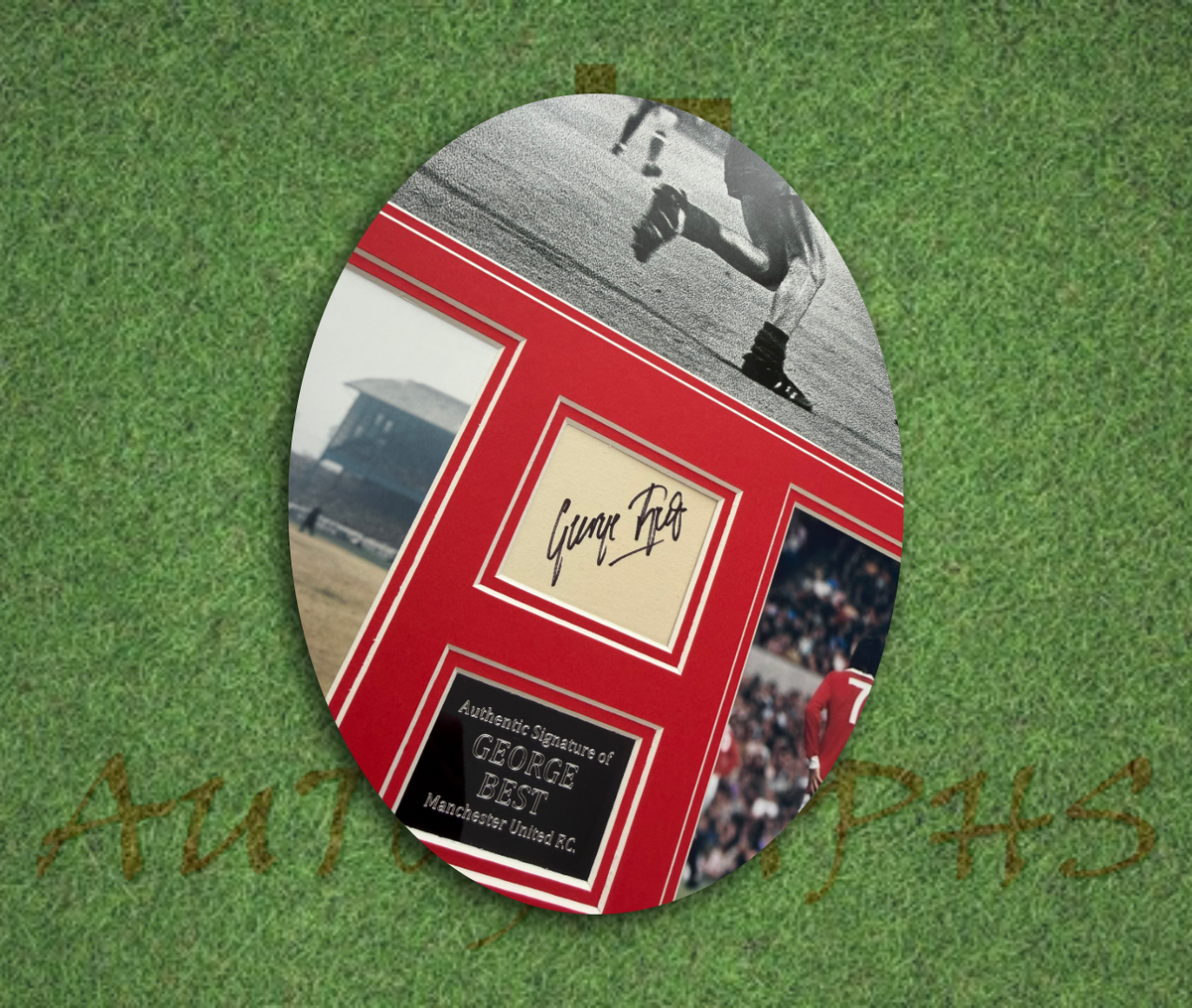 George Best Signed Manchester United Display Mount 1