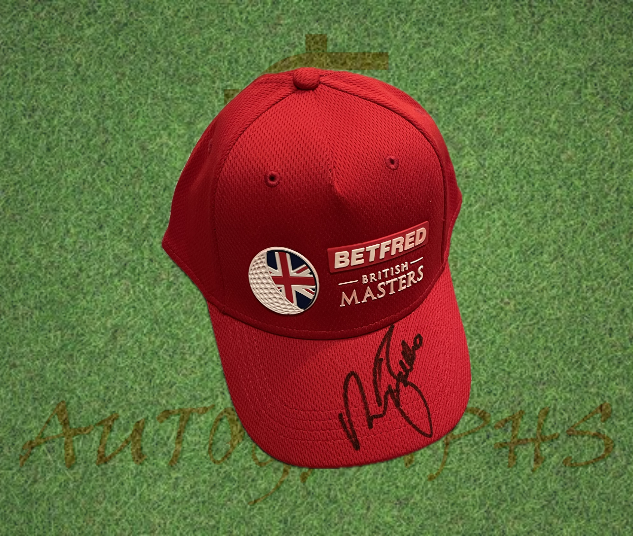 Sir Nick Faldo signed Golf Cap