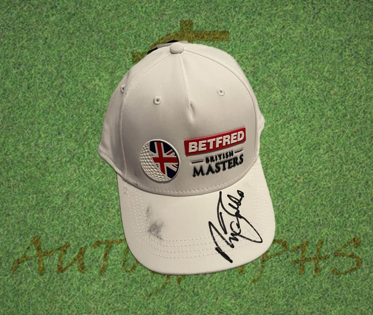 Sir Nick Faldo signed Golf Cap