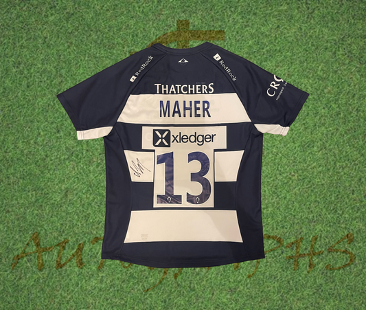 Ilona Maher Bristol Bears Back Signed 2024/25 Home Shirt-Signed Shirt-ZCL Autographs-ZCL Autographs