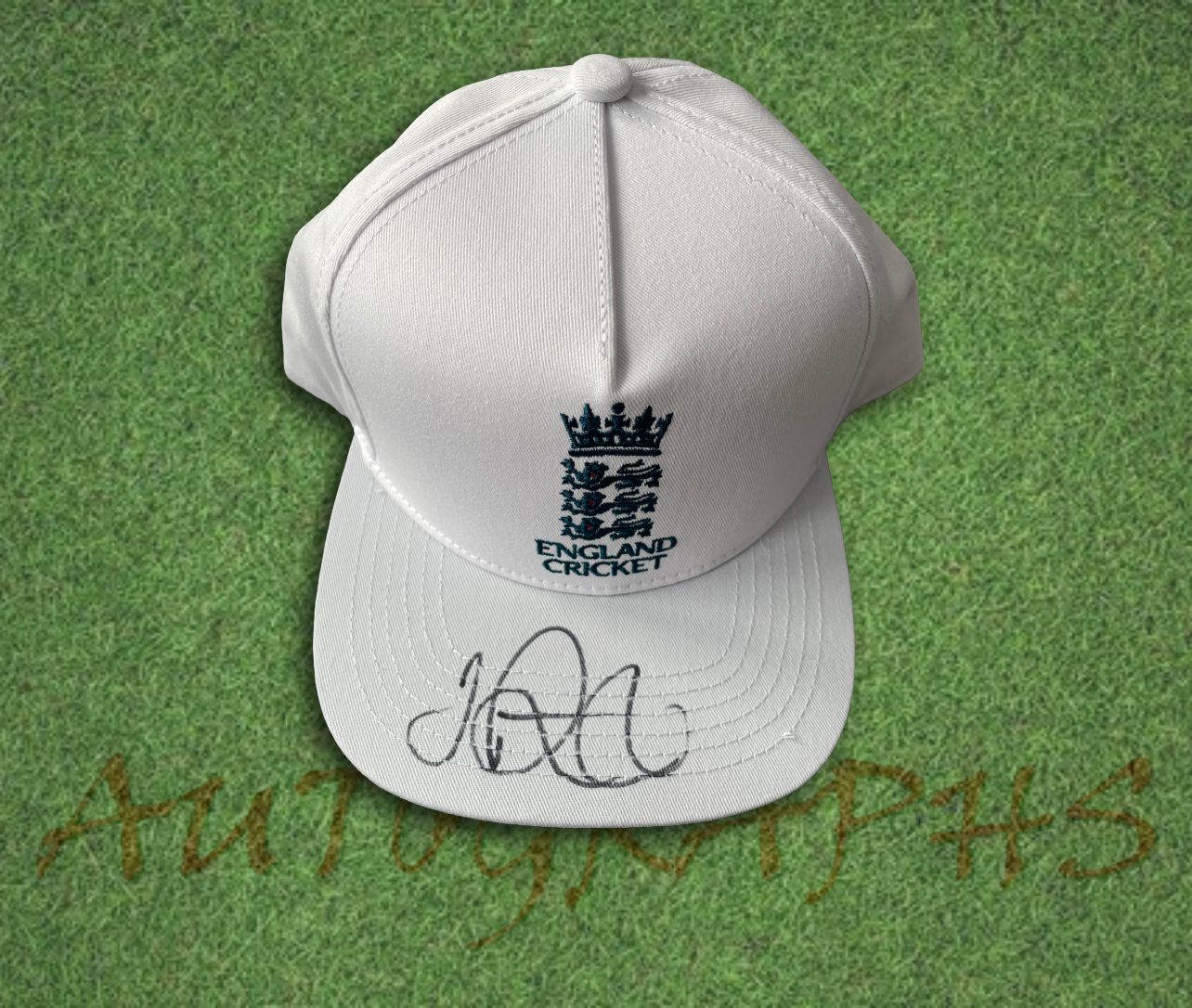 Joe Root Signed White England Cricket Cap-Signed Cricket Cap-ZCL Autographs-ZCL Autographs