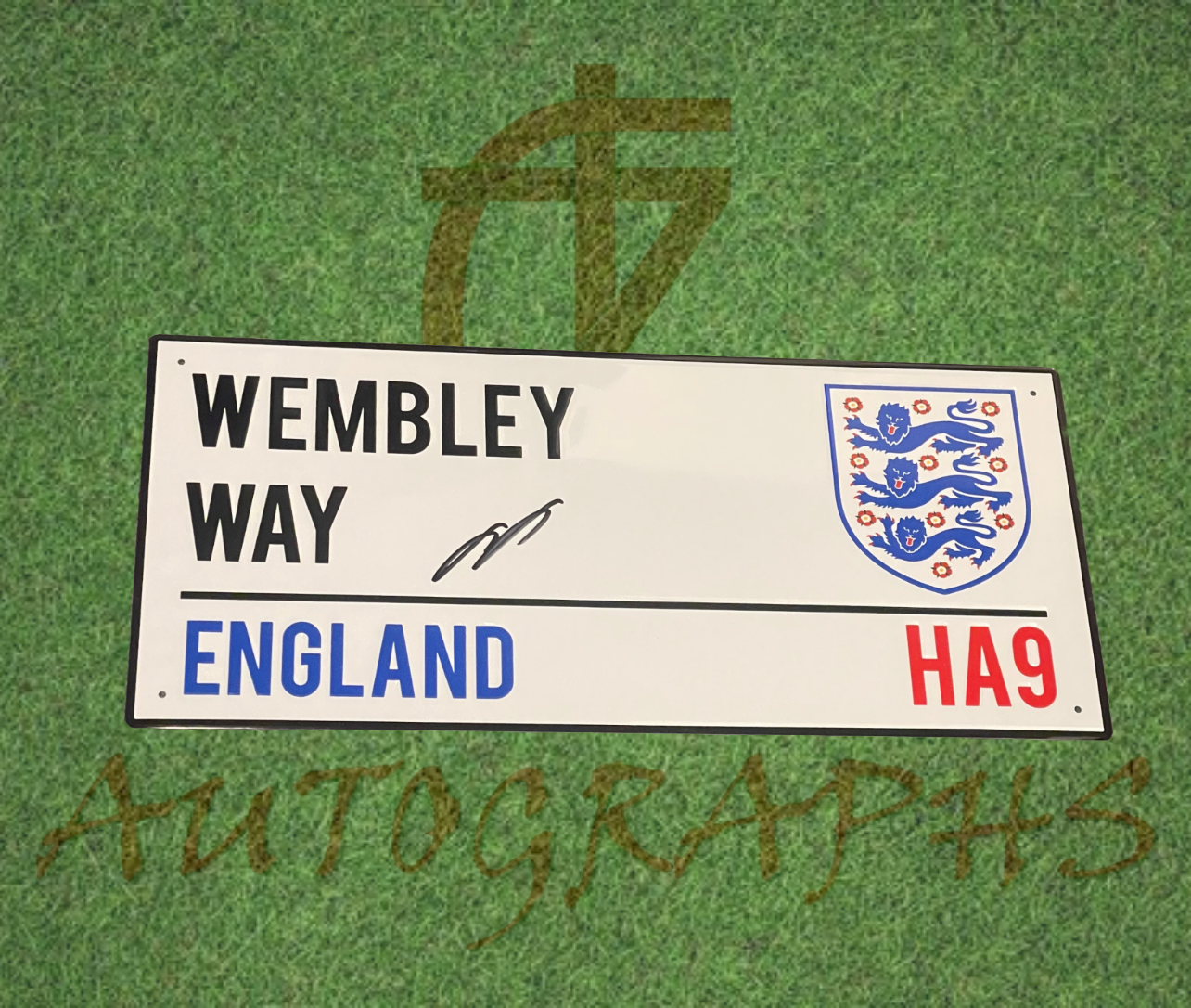John Terry Signed England Football Wembley Way Street Sign-Signed Street Sign-ZCL Autographs-ZCL Autographs