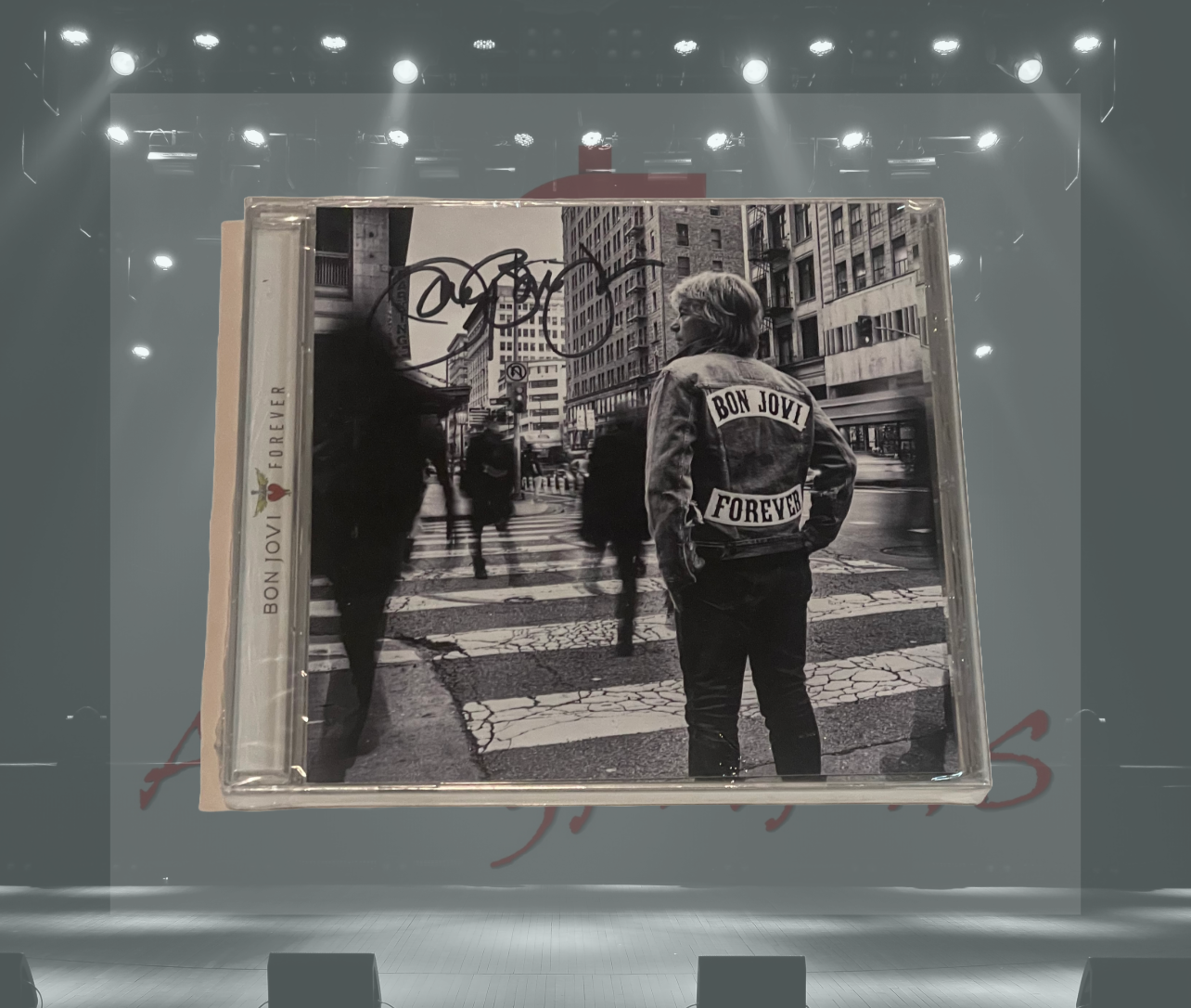 Jon Bon Jovi Signed Forever CD/Vinyl-Signed CD-ZCL Autographs-ZCL Autographs