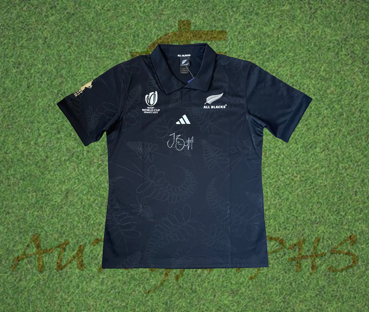 Jordie Barrett Signed New Zealand All Blacks Rugby World Cup 2023 Home Shirt-Signed Shirt-ZCL Autographs-ZCL Autographs