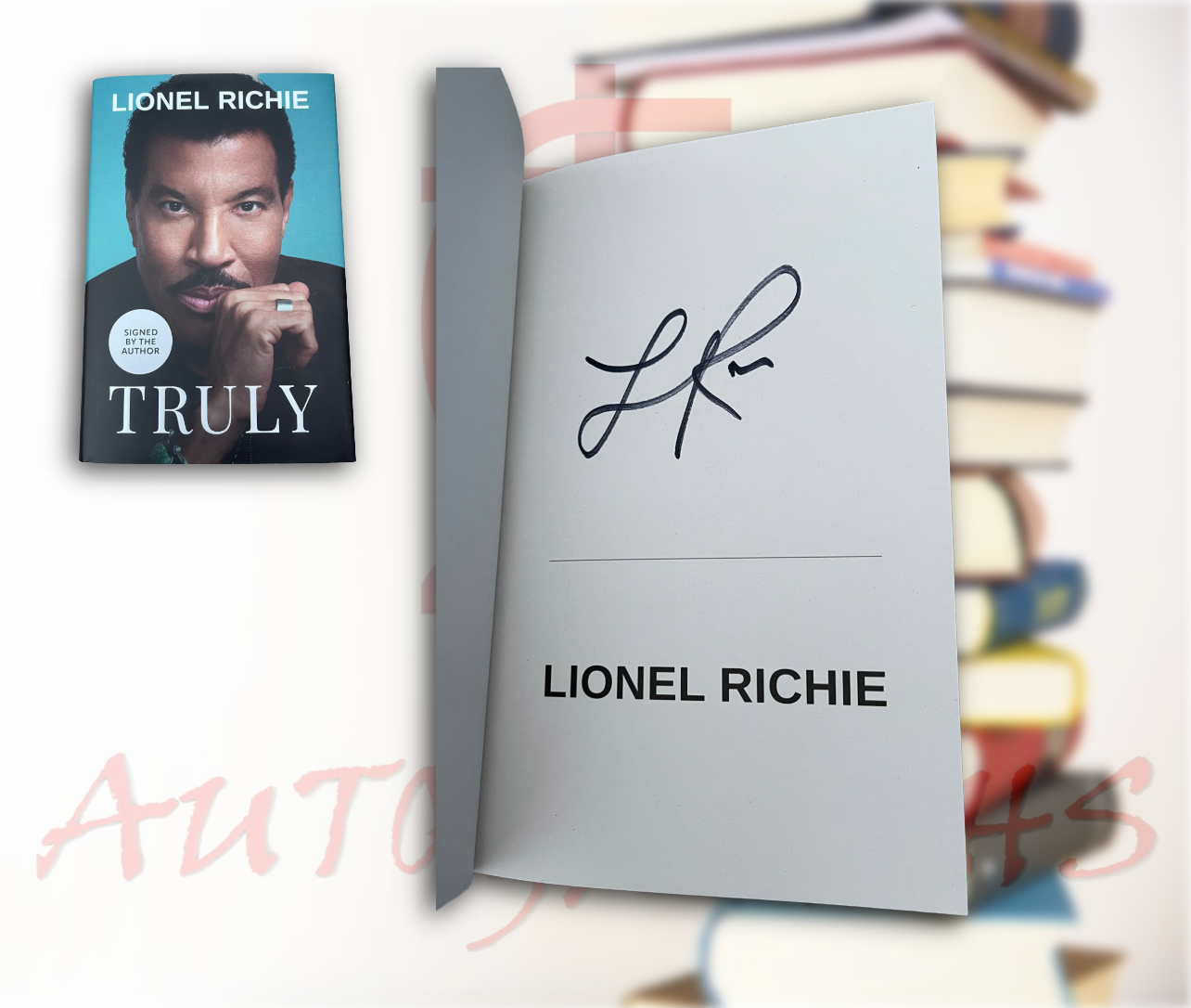 Lionel Richie Truly Signed Hardback Book