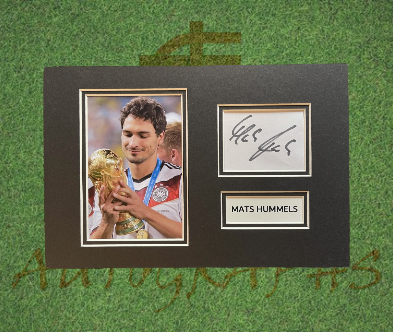 Mats Hummels Germany Signed Presentation Mount Display Official ZCL Mats Hummels Germany Signed Presentation Mount Display Official ZCL