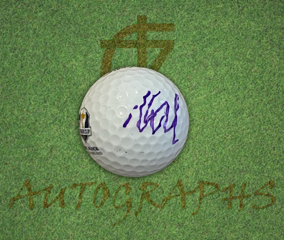 Matt Fitzpatrick Signed Ryder Cup 2025 Golf Ball