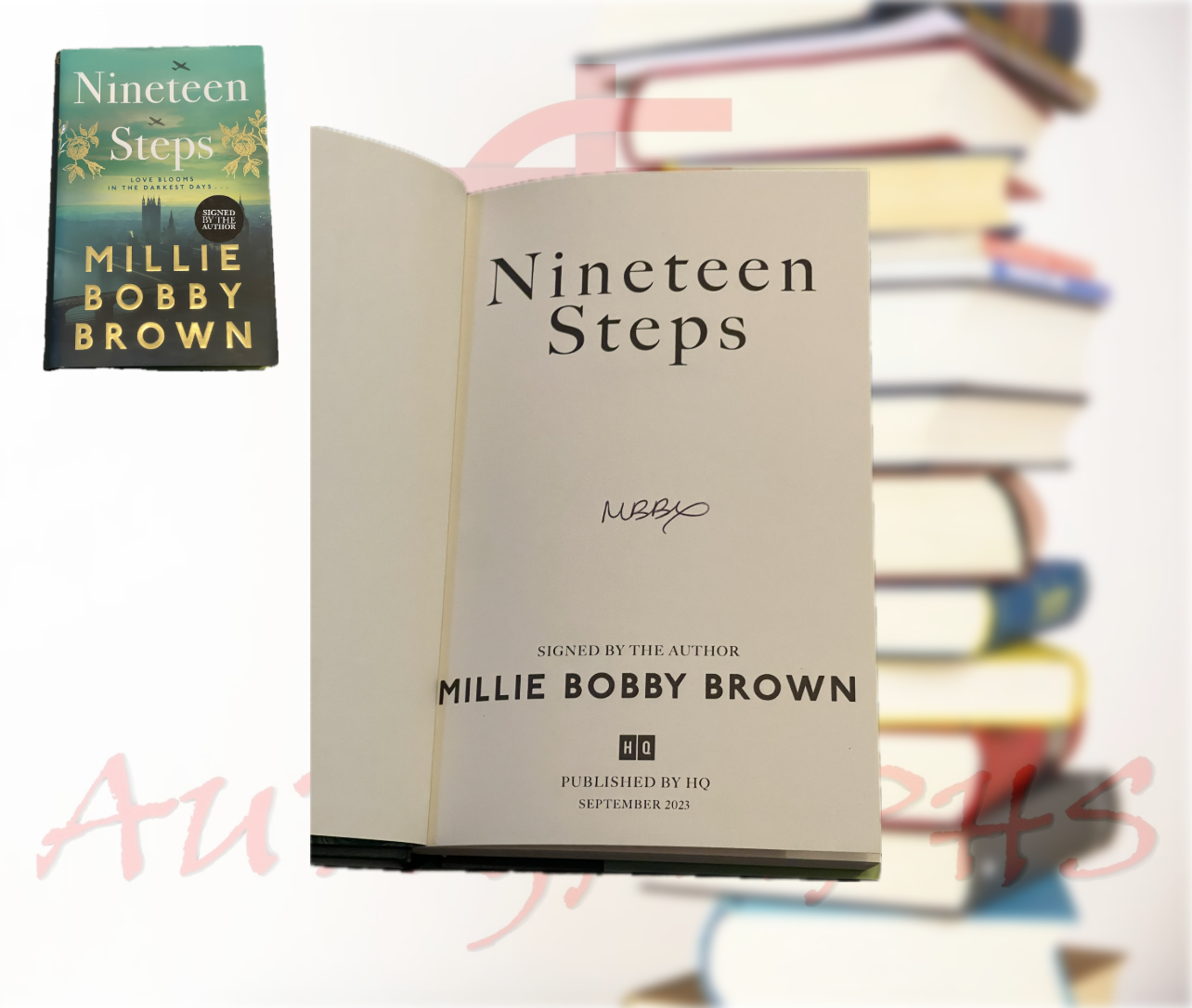 Millie Bobby Brown Nineteen Steps Signed Hardback Book-Signed Book-ZCL Autographs-ZCL Autographs