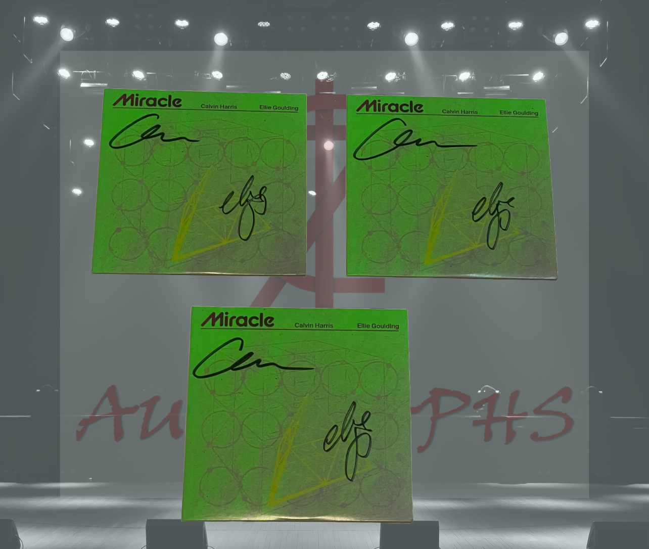 Miracle Signed CD signed by Calvin Harris and Ellie Goulding-Signed CD-ZCL Autographs-ZCL Autographs