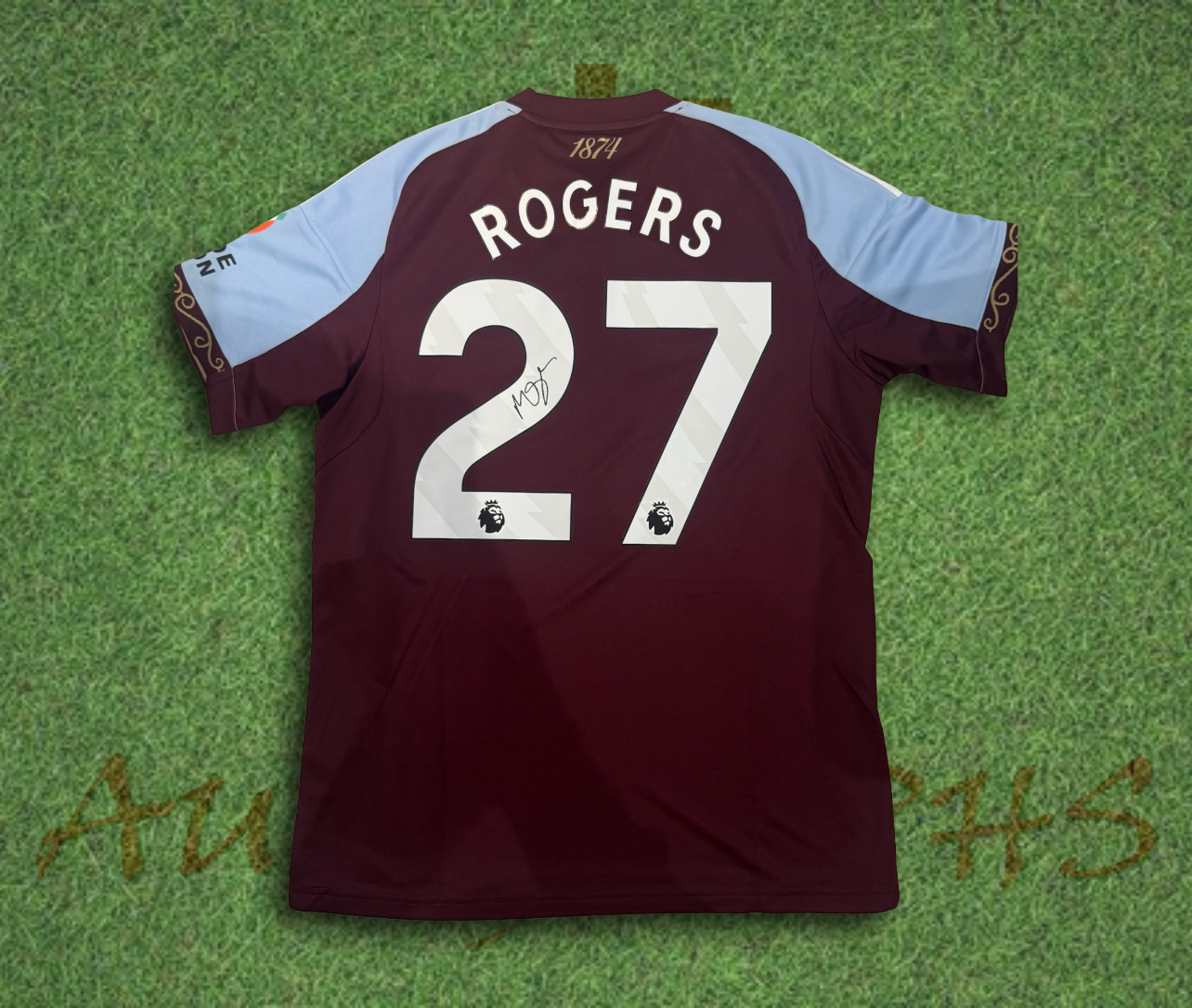 Morgan Rogers Signed Aston Villa Football 2025/26 Home Shirt