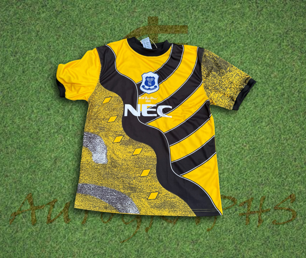 Neville Southall Everton 1995 FA Cup Final Goalkeeper Retro Shirt 3 Front