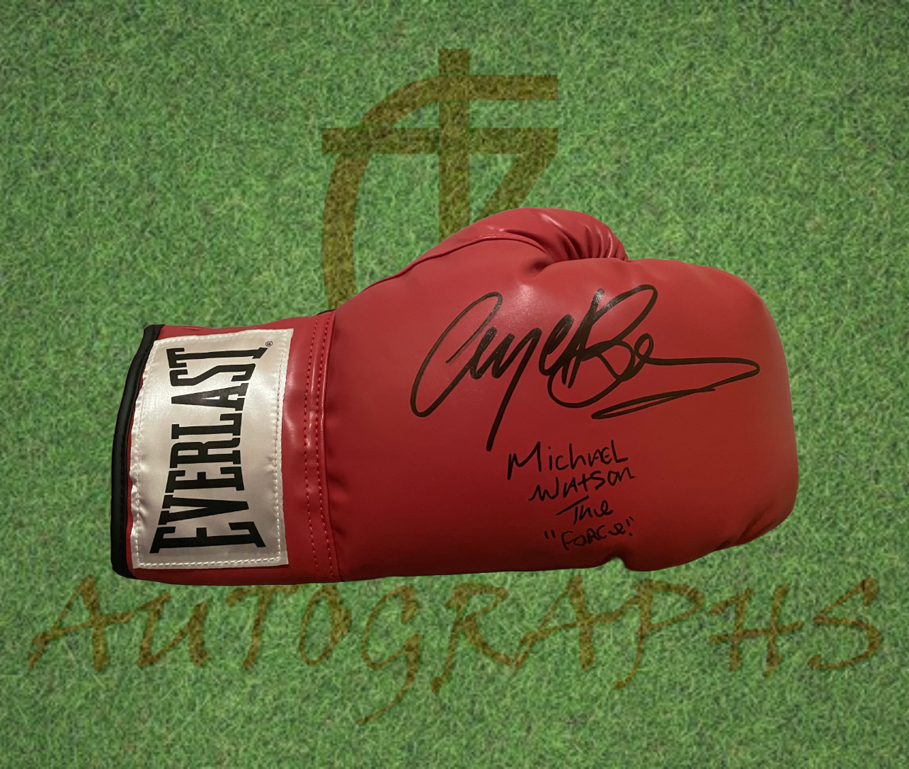 Nigel Benn and Michael Watson dual Signed Boxing Glove-Signed Boxing Glove-ZCL Autographs-ZCL Autographs