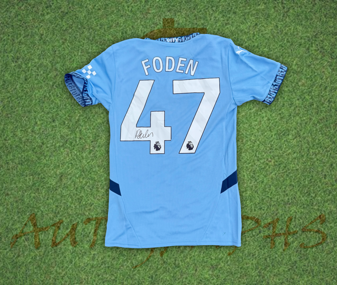 Phil Foden Manchester City Football Club Signed 2024/25 Home Shirt-Signed Shirt-ZCL Autographs-ZCL Autographs