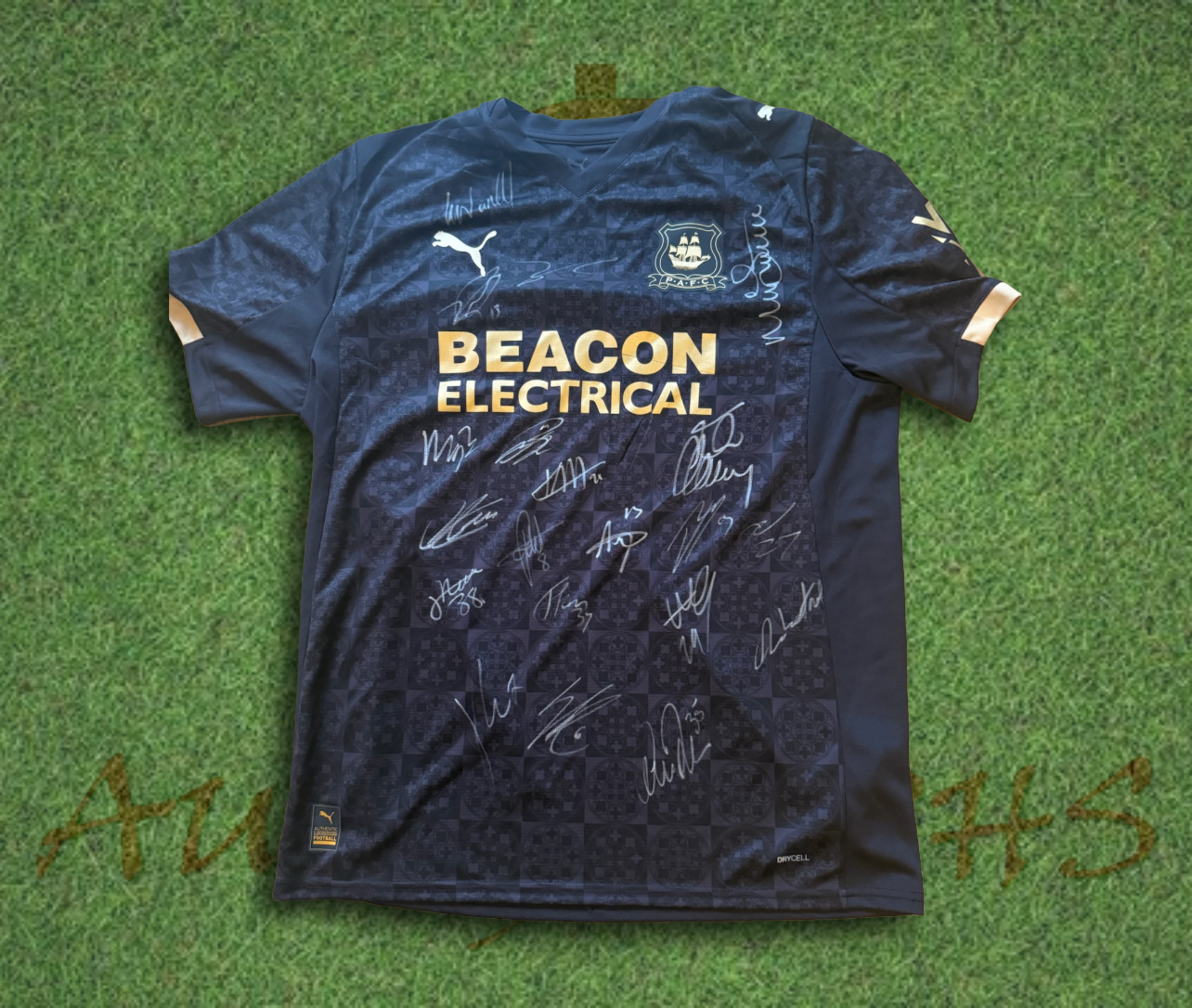 Plymouth Argyle Signed 2025/26 Away Football Shirt 2