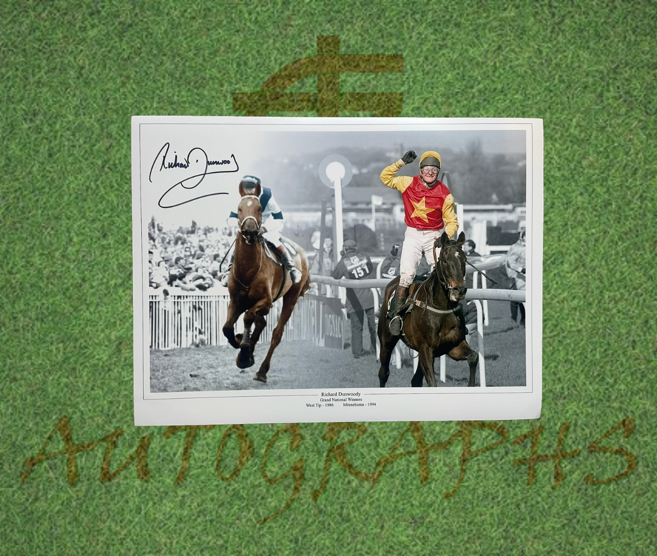 Richard Dunwoody Signed 16x12 Jockey Horse Racing Photo-ZCL Autographs-ZCL Autographs