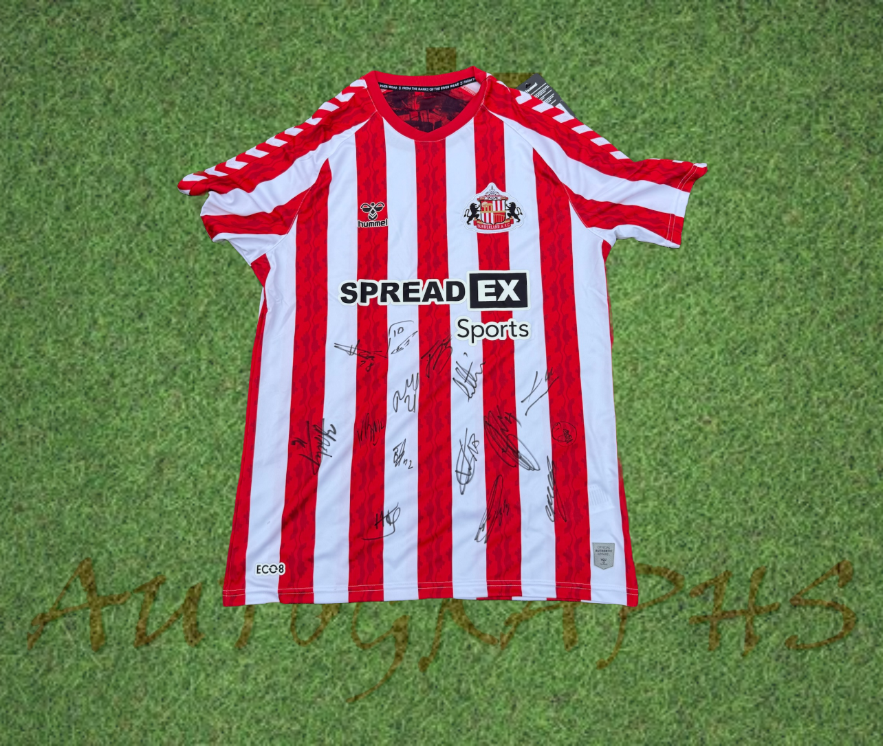 Sunderland AFC 2024/25 Squad Signed Home Shirt-ZCL Autographs-ZCL Autographs
