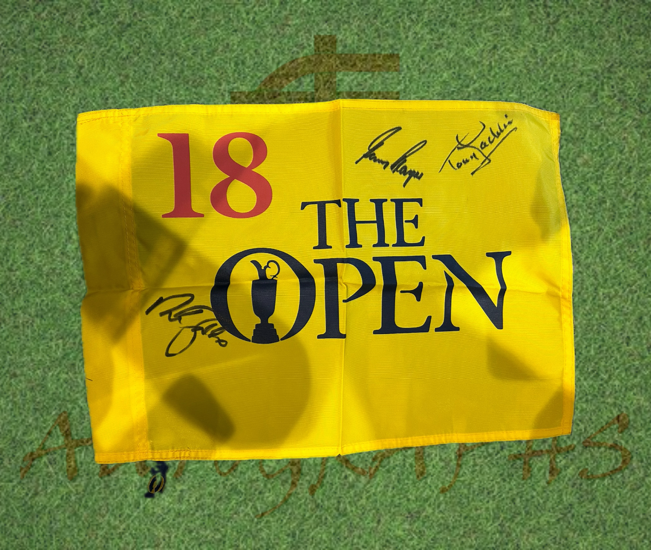 The Open Golf Flag Signed by Various Winners-ZCL Autographs-ZCL Autographs