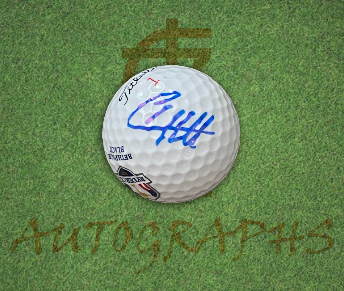Tyrrell Hatton Signed Ryder Cup 2025 Golf Ball 3