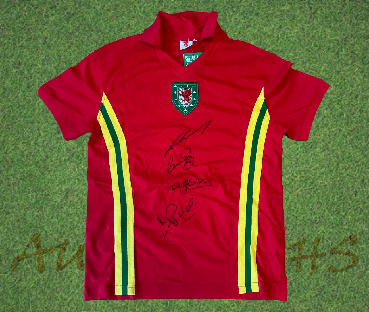 Wales Legends Signed 1976 Football Home Shirt-Signed Shirt-ZCL Autographs-ZCL Autographs