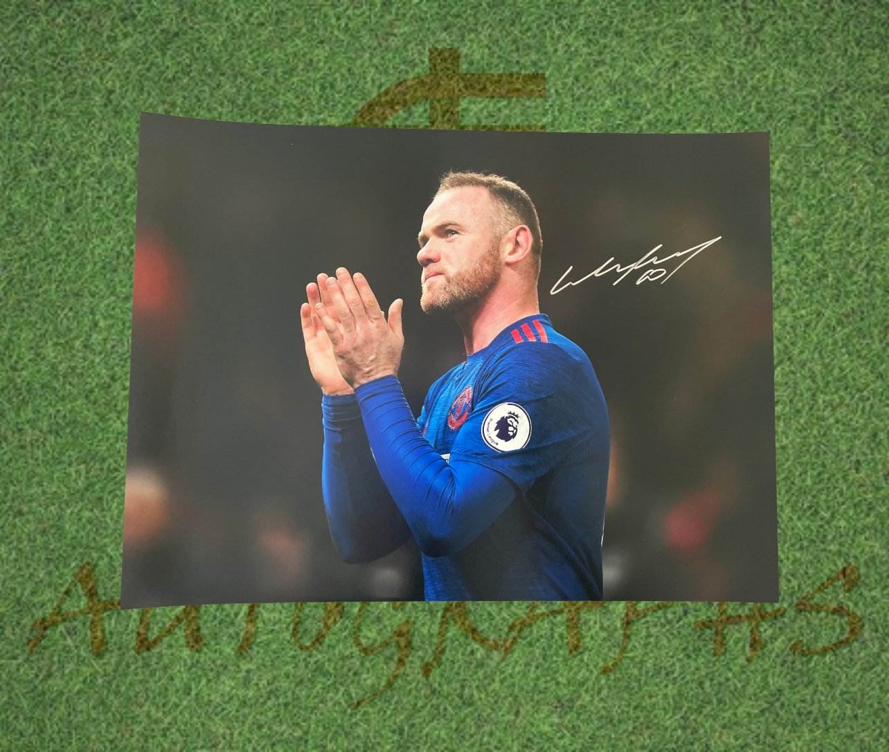 Wayne Rooney Signed 16x12 Manchester United Football Club Photo-Signed Photo-ZCL Autographs-ZCL Autographs