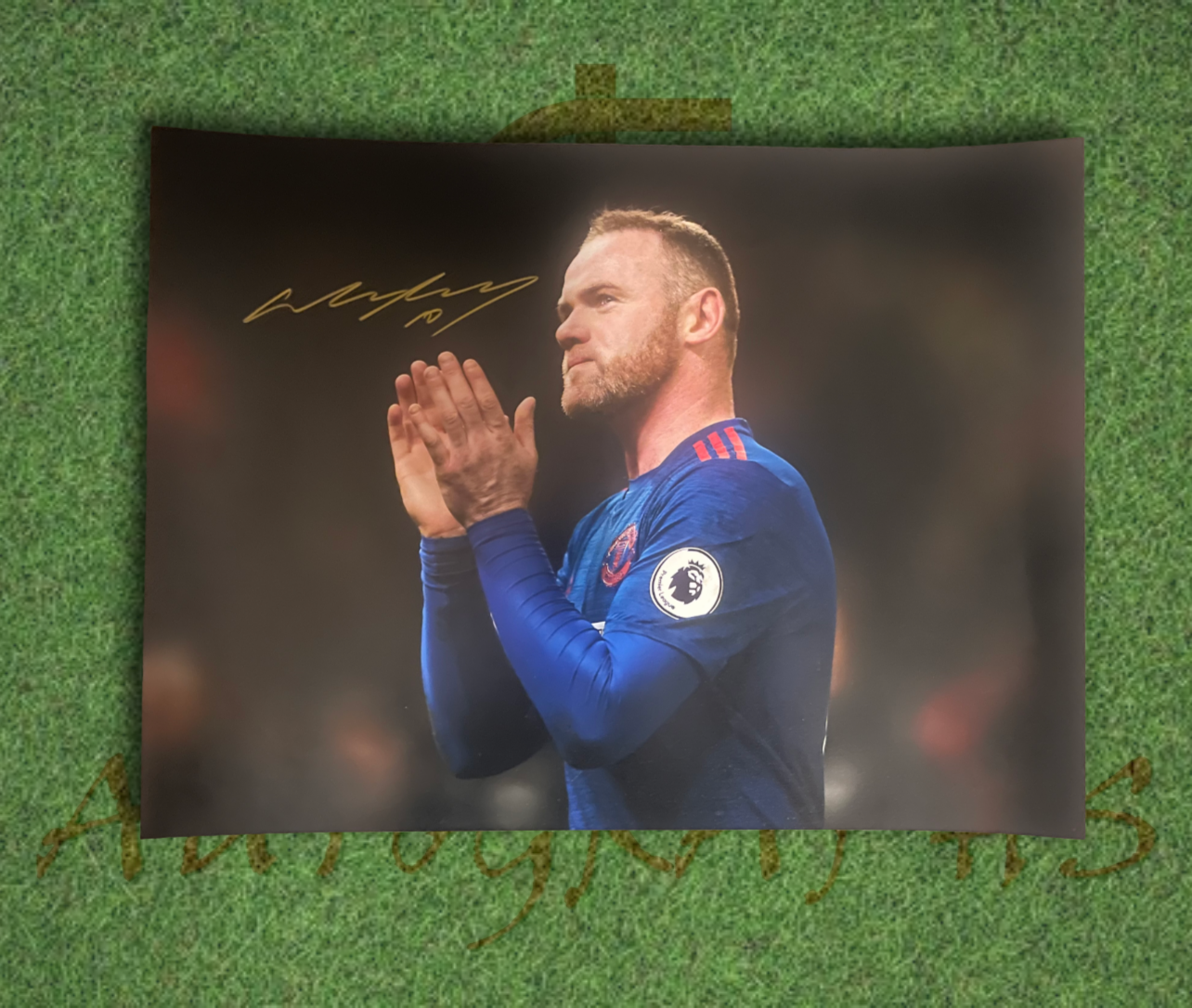 Wayne Rooney Signed 16x12 Manchester United Football Club Photo-Signed Photo-ZCL Autographs
