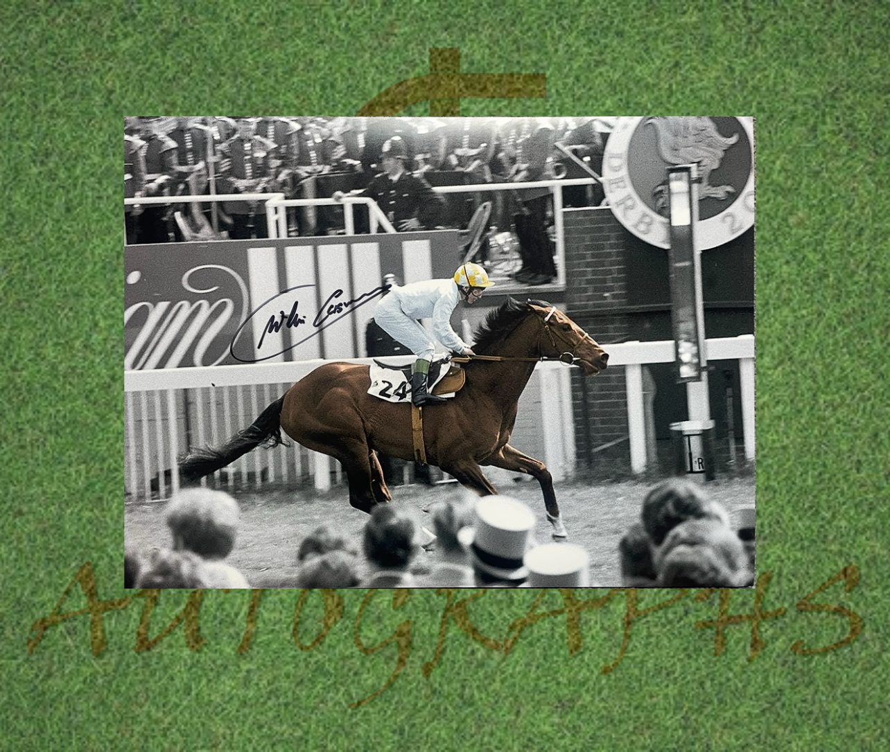Willie Carson Signed 16x12 Jockey Horse Racing Photo-ZCL Autographs-ZCL Autographs